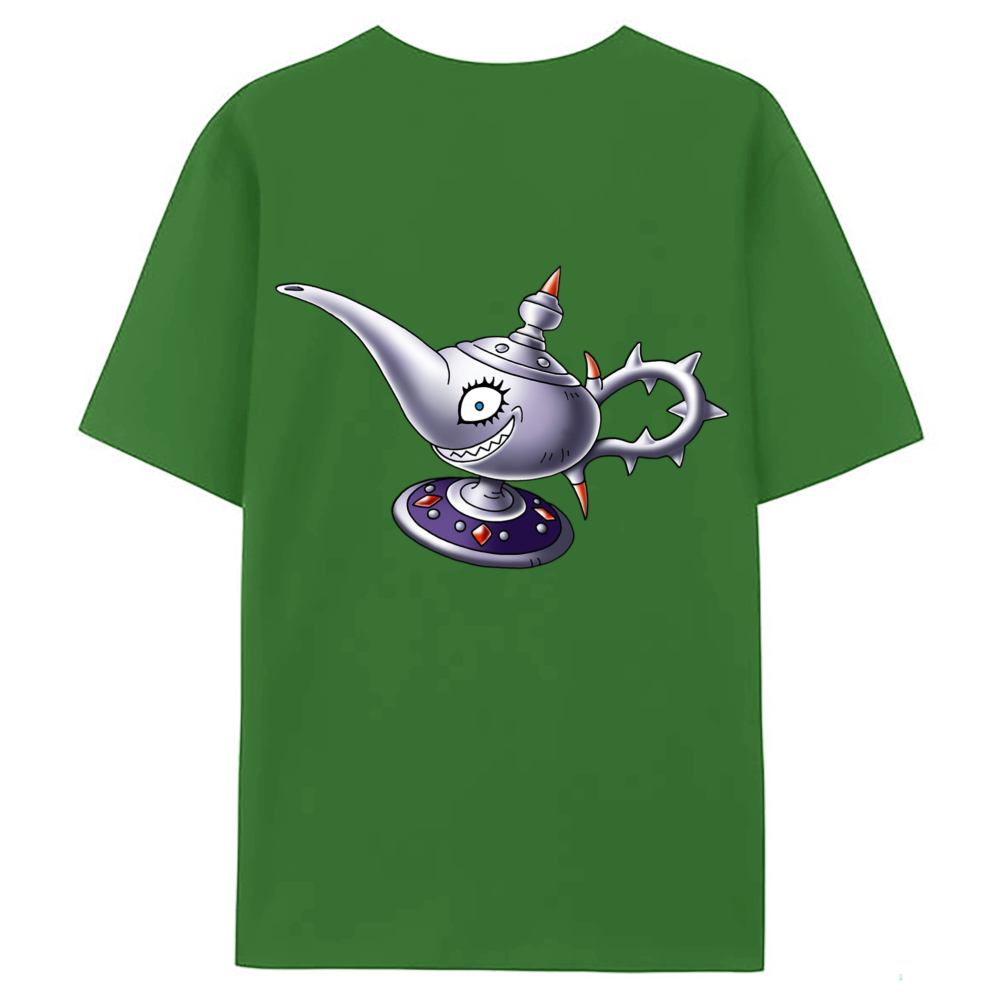 （画像用） ドラゴンクエスト Doragon Kuesuto Dragon Quest レディース半袖Tシャツ(バックプリント)
